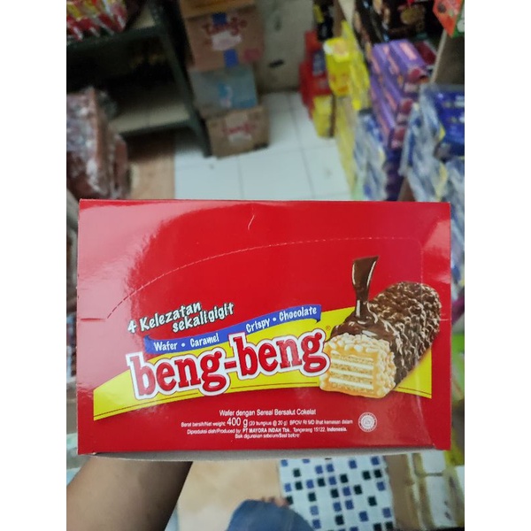 

Beng-Beng Wafer Coklat 400gr (20 Bungkus @ 20g)