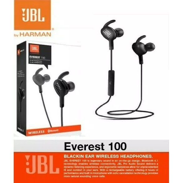 JBL EVEREST 100 BLUETOOTH EARPHONE IN EAR SPORT HEADSET WIRELESS HANDSFREE SUPER BASS AIRBUDS