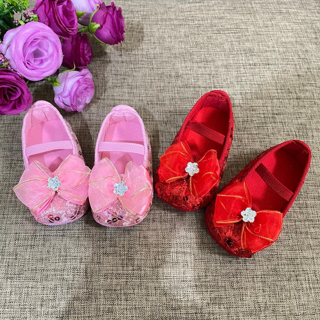 [TAMAN SEPATUKU] SEPATU TRENDY MURAH PREWALKER ANAK PEREMPUAN PITA BESAR 0-12 BULAN FPX13