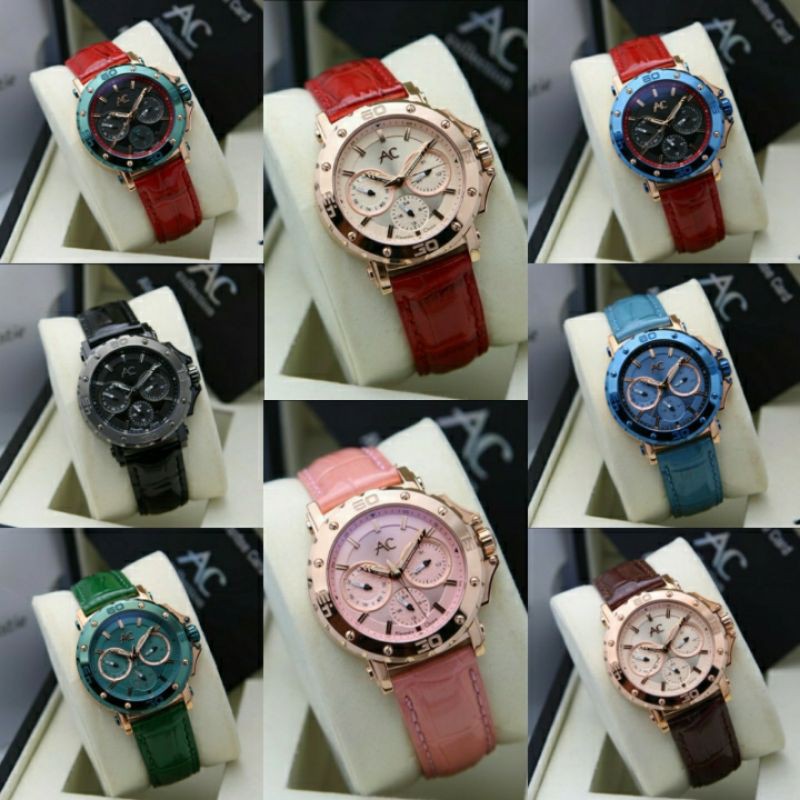 Jam Tangan Alexander Christie 9205 AC 9205 Tali Stainless Baterai Ori Wanita d3.6cm garansi 1thn