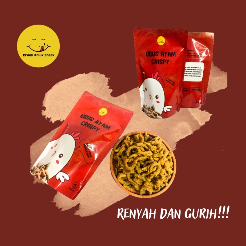 

Usus Ayam Crispy Cemilan Renyah Gurih Original Daun Jeruk Diskon