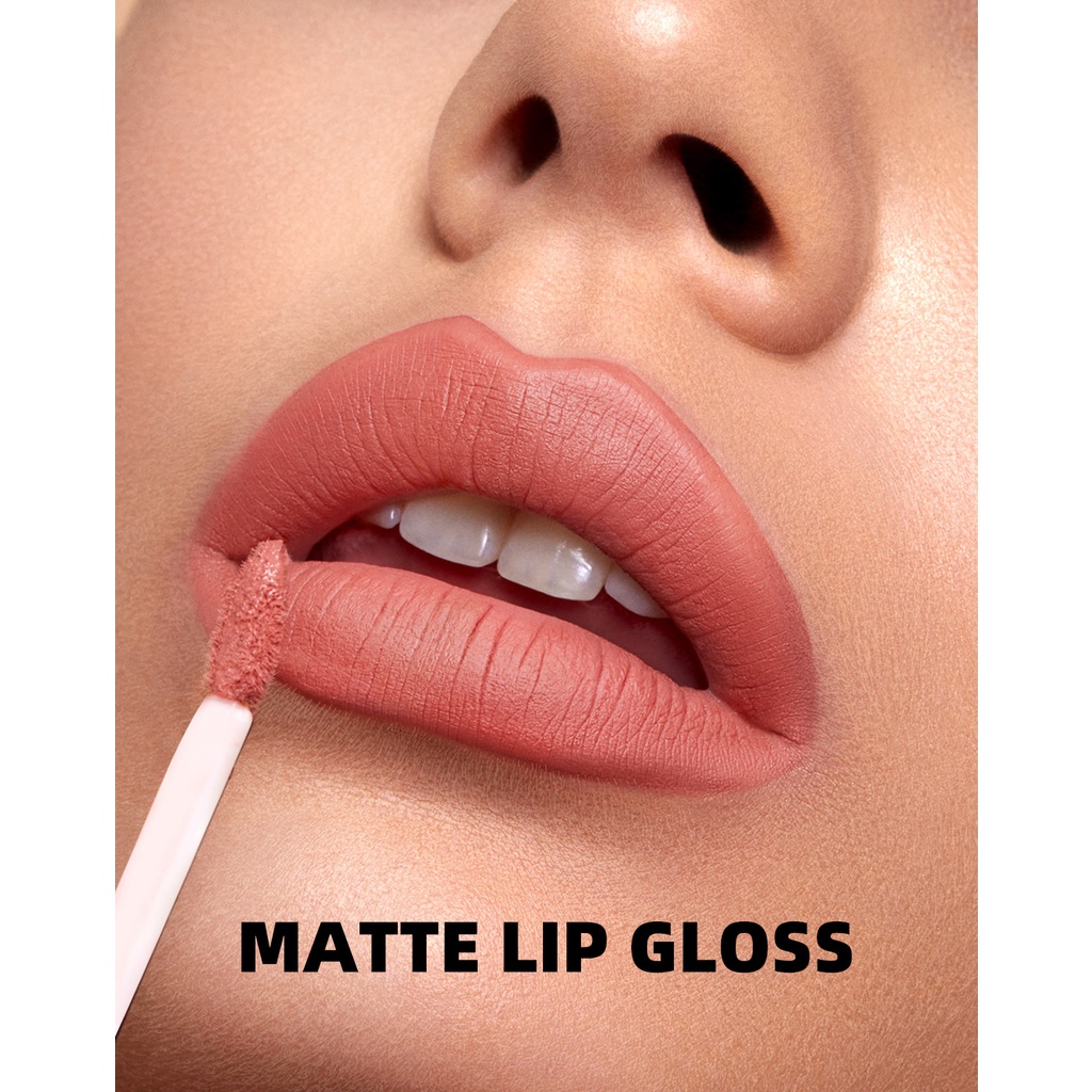 YOUNG Matte Lipgloss Lipstick  Moisturizing Shine and Shimmer Plumping Lip Gloss Glasir Bibir Tahan Lama Tahan Air