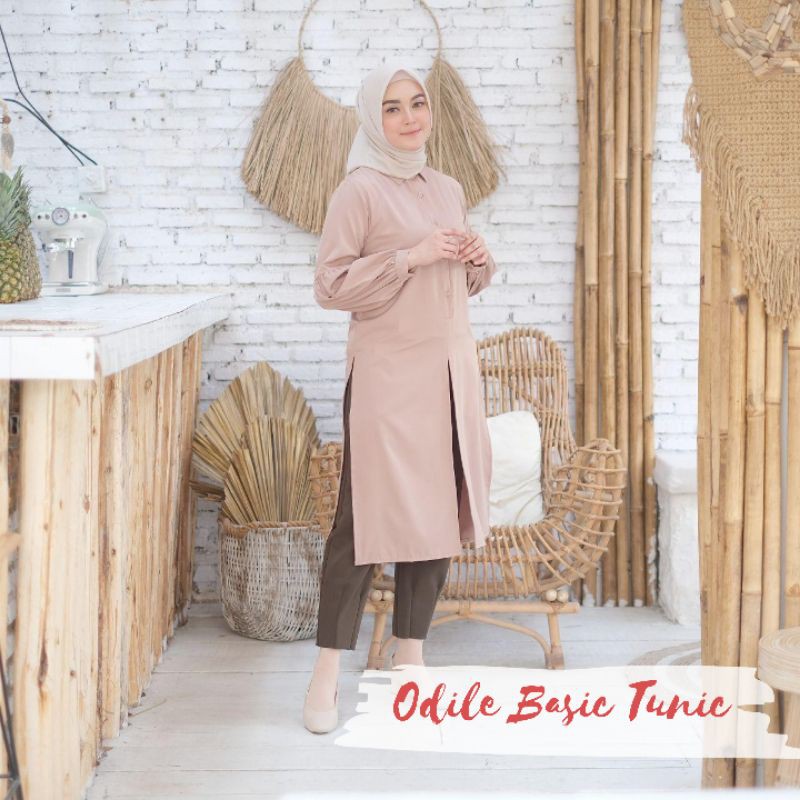 Odile Basic Tunic / Tunik Panjang / Tunik Busuy /Baju Muslim