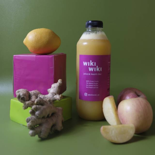 

Wiki Glam - Mix Lemon Apple Gingger - Jus Lemon Apel Jahe