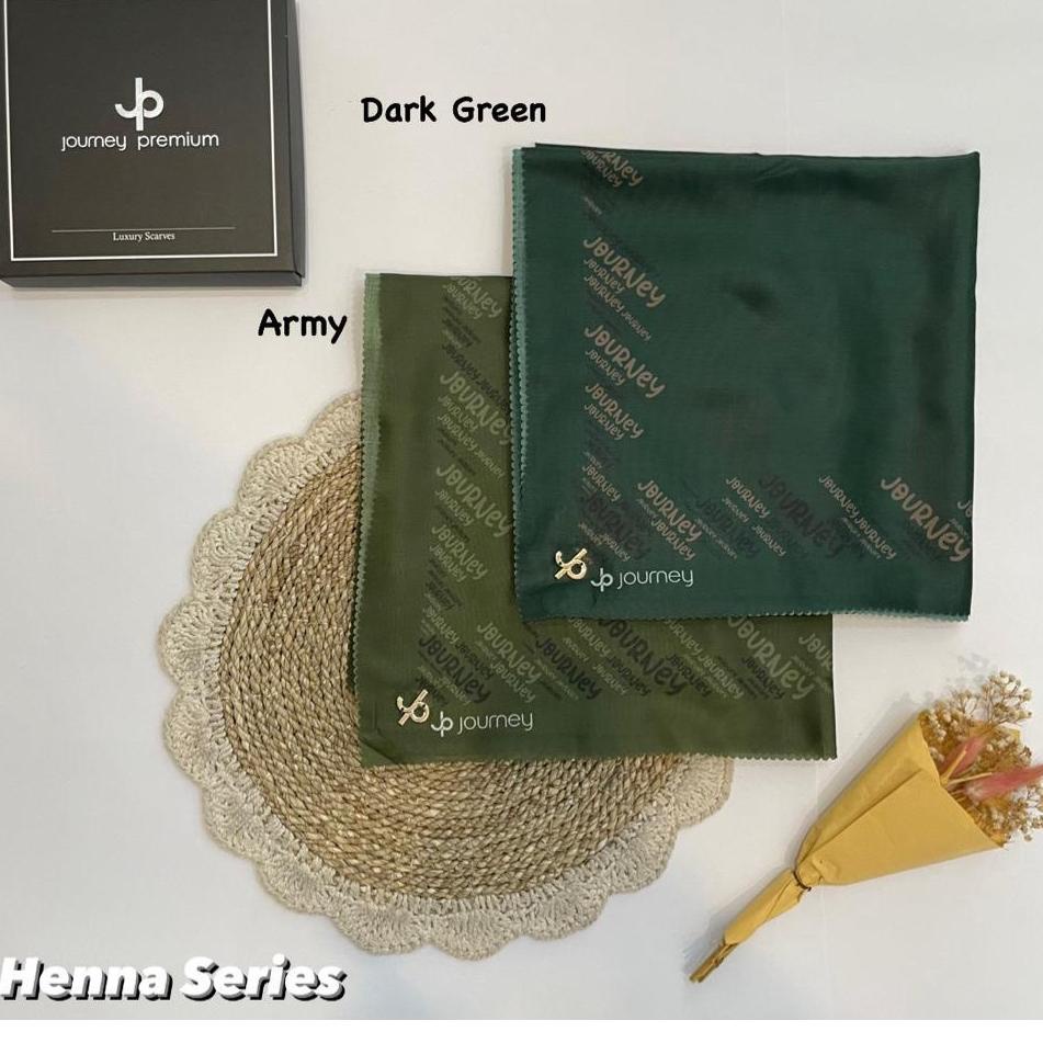 Bagus Banget.. Hijab Journey HENNA Original Premium Limited Edition LE Henna Hena Series Hijab Journ