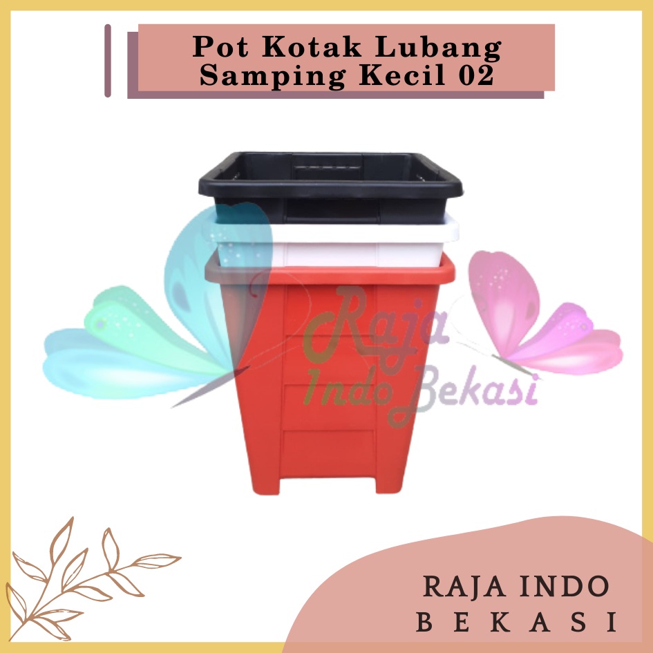 Sekarganes Pot Kotak Tinggi Lubang Samping Kecil 02 Putih Hitam Orange Coklat Pot Aglonema Kaktus Besar Tinggi Murah 15 17 25 30 Pot Kotak Persegi Panjang Besar Tinggi - Pot Sinovac 01 02 03