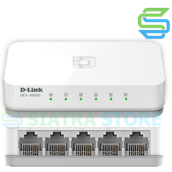 D-LINK DES-1005C 5-Port 10/100 Mbps Unmanaged Switch