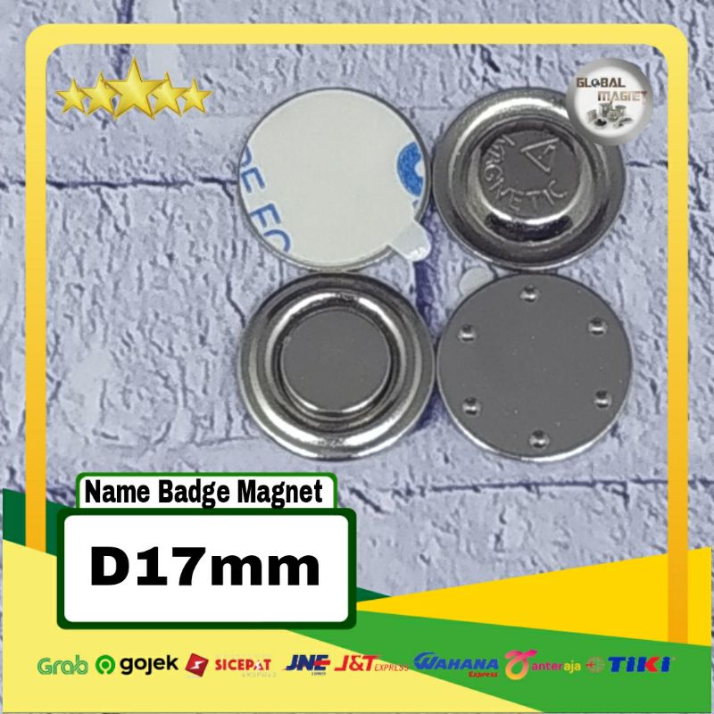 

Magnet Nama / 1Magnet plat D17mm (3M)