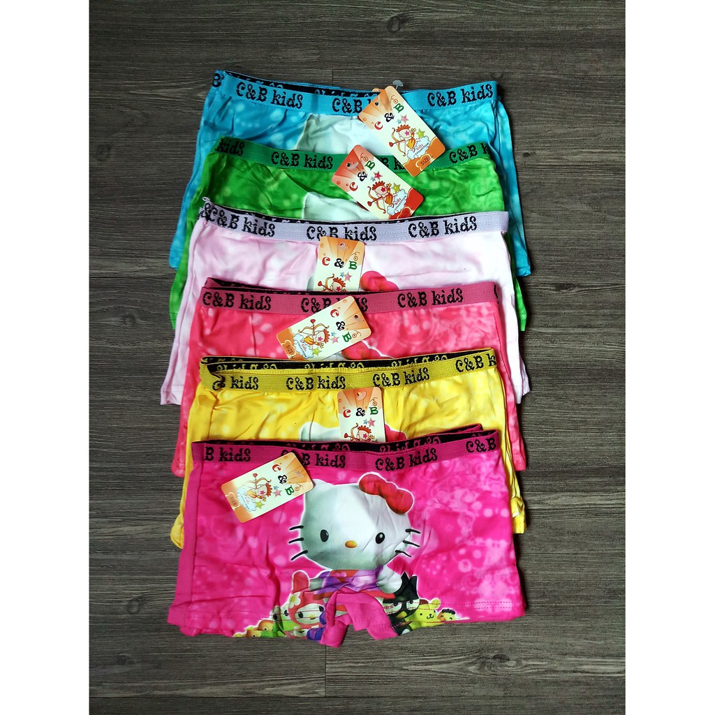 - 3 Pcs - Boxer / Celana Dalam Anak Perempuan Karakter