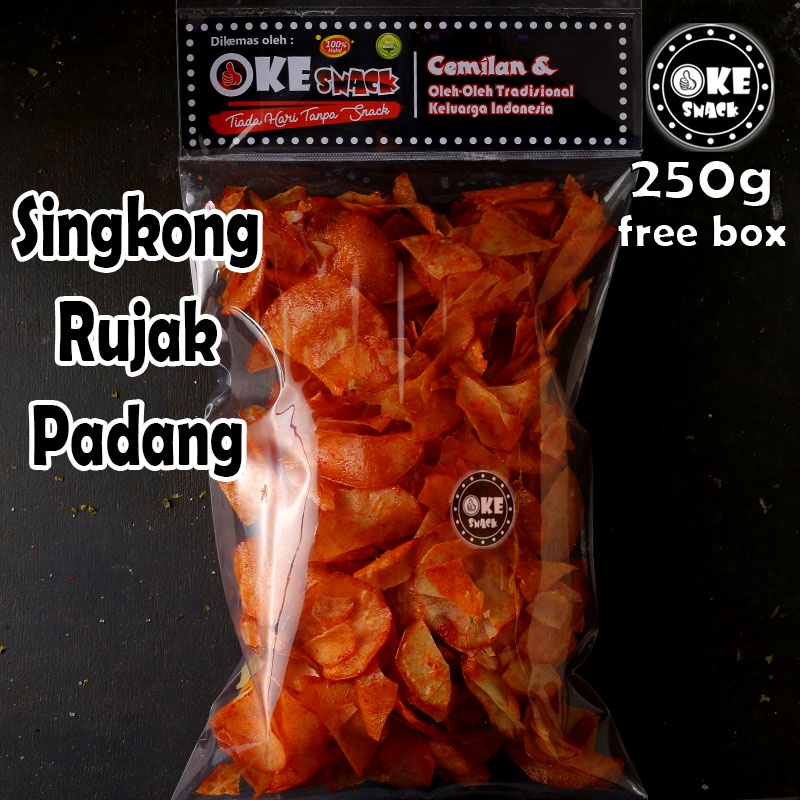 Keripik Singkong Rujak Padang 250g