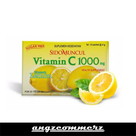 

SIDOMUNCUL Minuman Serbuk Vitamin C 1000 Menjaga Daya Tahan TubuhSY