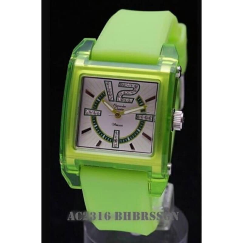 JAM TANGAN WANITA RUBBER  ALEXANDRE CHRISTIE AC2316 ORIGINAL GARANSI RESMI 1 tahun