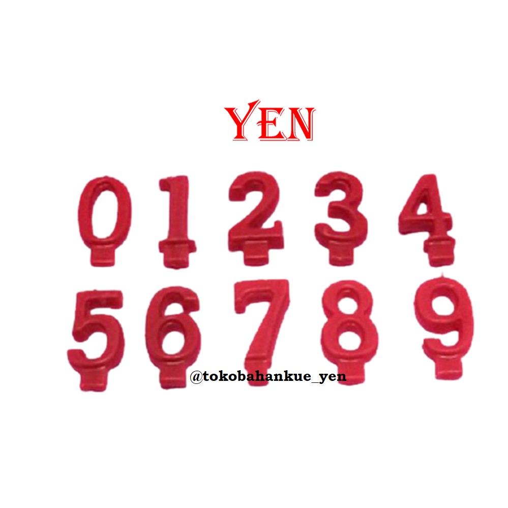 Lilin Angka Ulang Tahun / Lilin Ulang Tahun Angka Taruna / Gloria