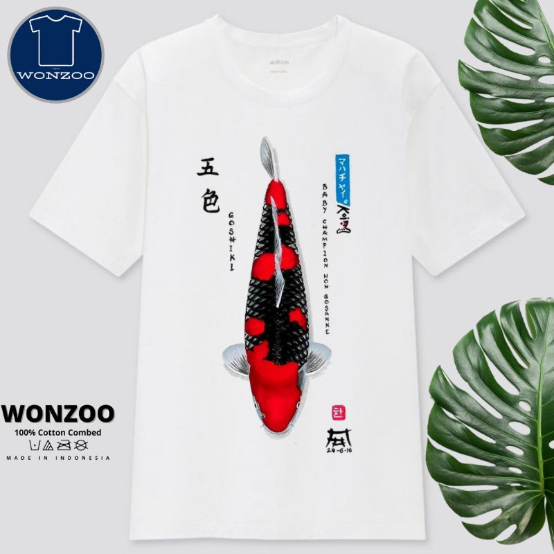 KAOS IKAN KOI GOSHIKI/SHISUI/CHAGOI BAJU T-SHIRT DISTRO ( BAYAR DITEMPAT)