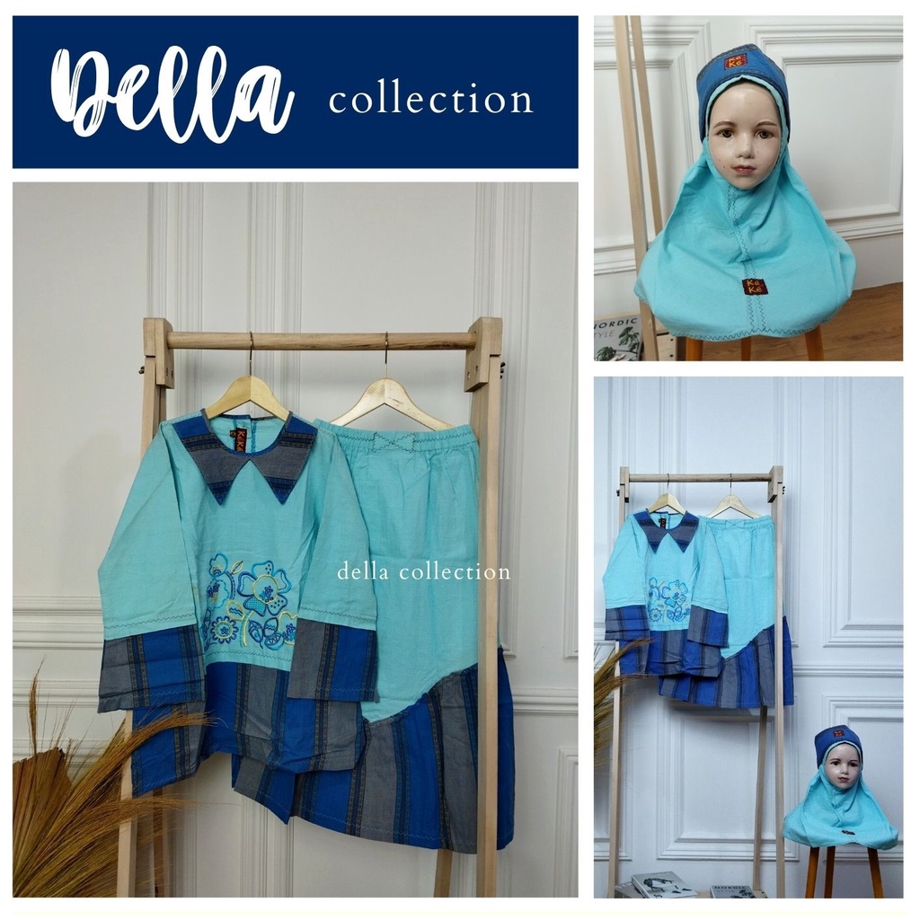 PROMO CUCI GUDANG | baju muslim anak Keke Anak Perempuan (Size 10)