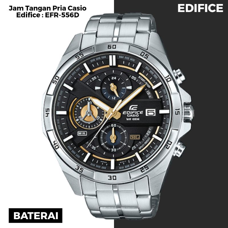 Jam Tangan Pria Casio Edifice : EFR-556DB