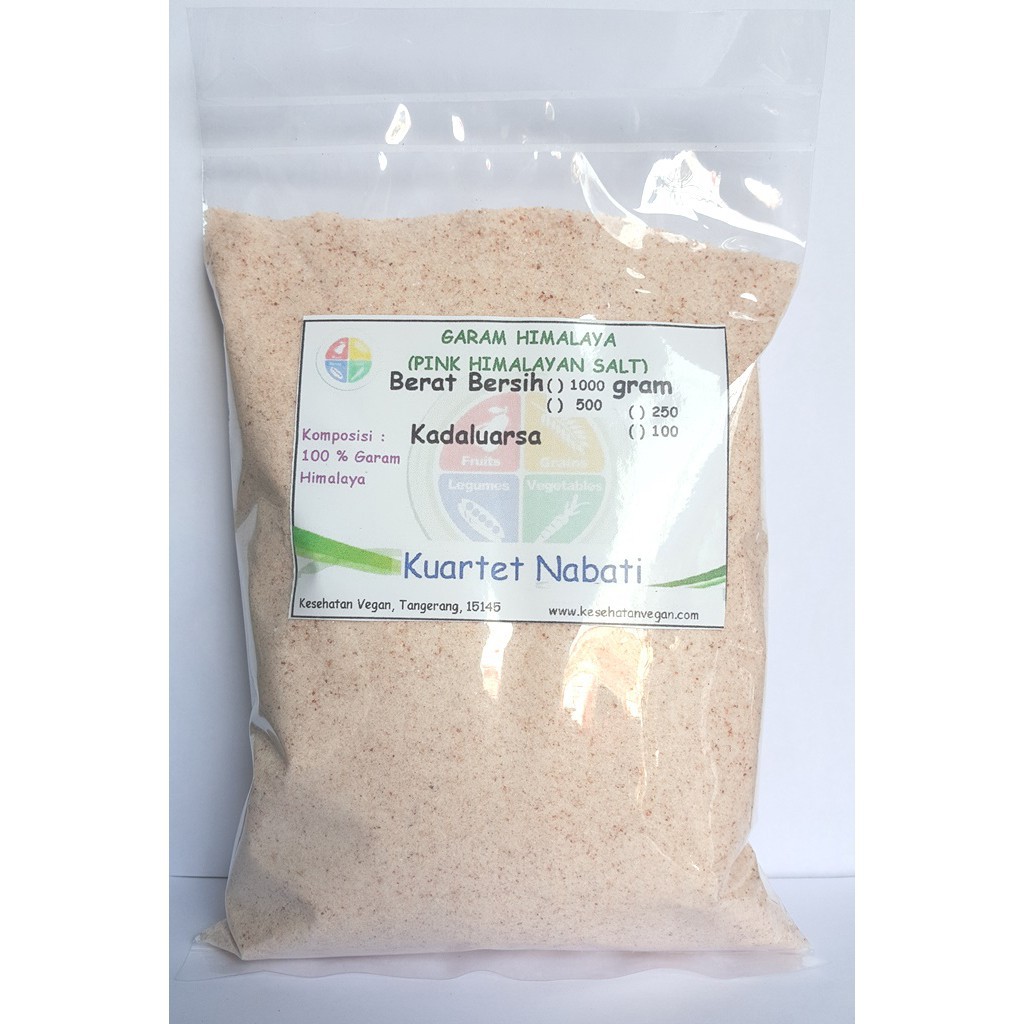 

1000gr Pink Himalayan Salt Garam Himalaya - Himsalt - Organic - Premium