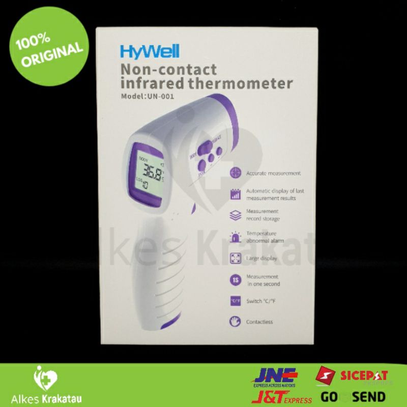 Thermogun Hywell UN-001 / Infrared Thermometer / Termometer Tembak / Thermo gun Infra red