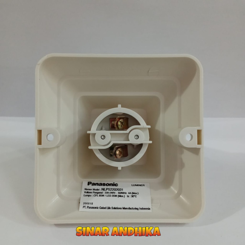 Fitting Lampu Panasonic Kotak Soket E27 Nlp 52202