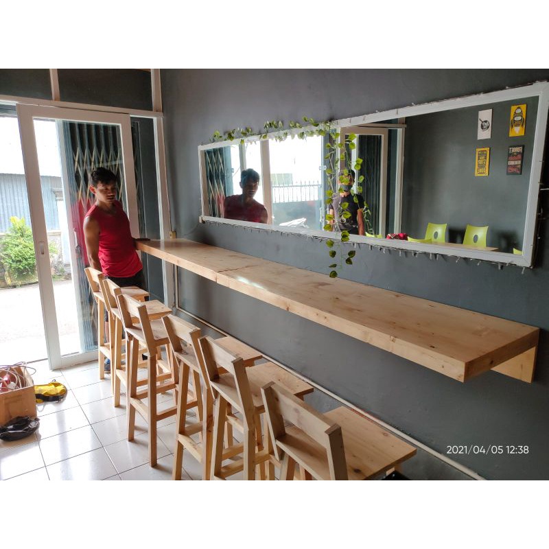 meja bar, meja bar set kursi 4, kursi bar, meja minibar