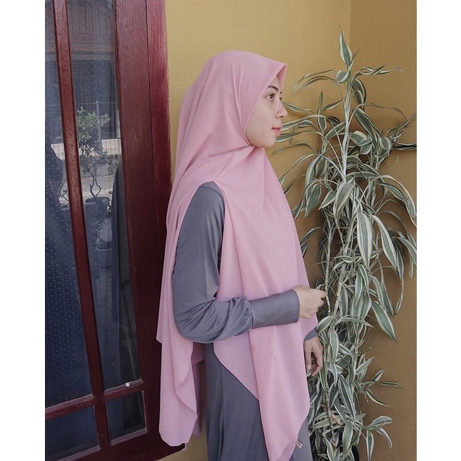 Jilbab Segiempat Syar'i ceruty babydoll (segiempat jumbo)