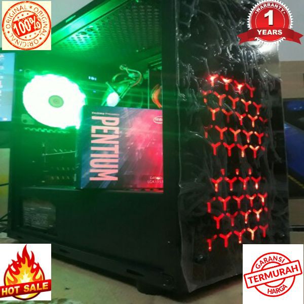 Terlaris PC RAKITAN / CPU / PC GAMING G4560 KEBYLAKE GEN7 + RX550 2GB DDR5