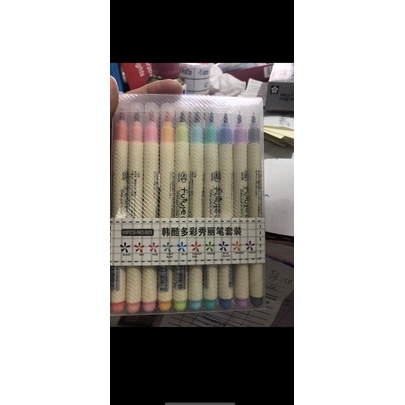 

Q-AHE ☛ Brush pen future color set isi 10 /berkualitas