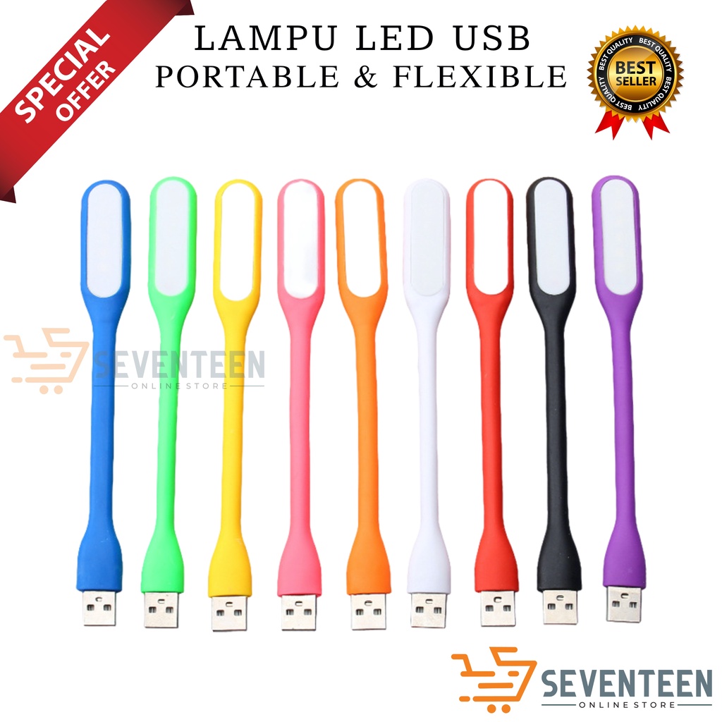 SEVENTEEN LAMPU SIKAT GIGI LED LAMPU LED USB PORTABLE LAMPU USB EMERGENCY LAMP LAMPU SIKAT USB