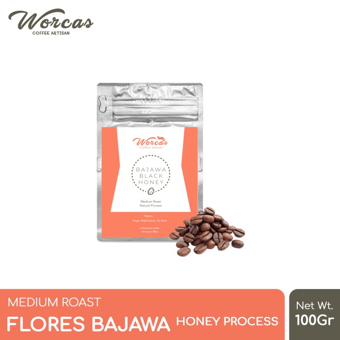 

vf0100f Kopi Arabica Flores Bajawa "Honey" 100 Gram Medium Roast (Biji/Bubuk) - Kopi Biji Ds20X11