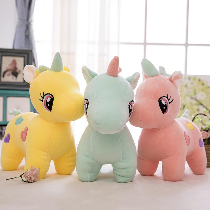 Boneka unicorn soft 30cm animal kuda pony animal