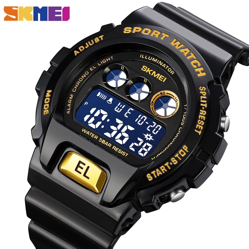 SKMEI 1813 Jam Tangan Pria Digital Anti Air Shockproof 5 ATM WATCHKITE WKOS