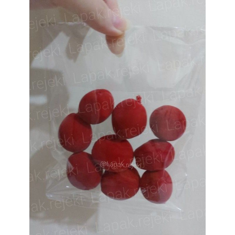 

Preserved Fruit / Peach Merah / Ang Tho / Ang Tou / Manisan 100gram