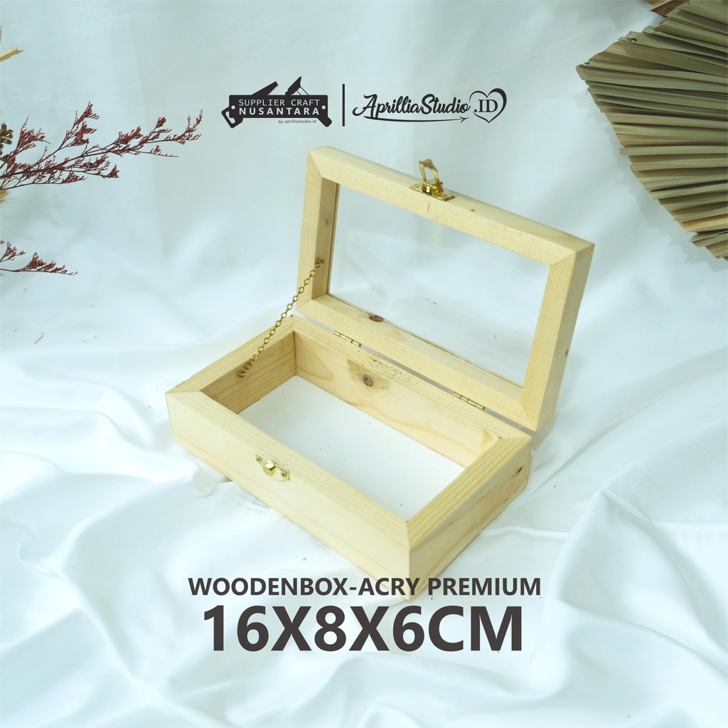 WOODEN BOX | BOX KOTAK KAYU DECOR CRAFT EKSKLUSIF