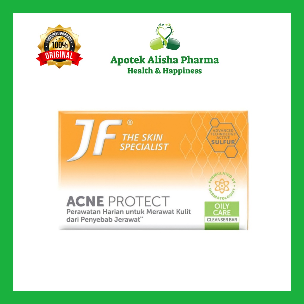 JF ACNE PROTECT 65gr - Sabun untuk Merawat Kulit Berjerawat