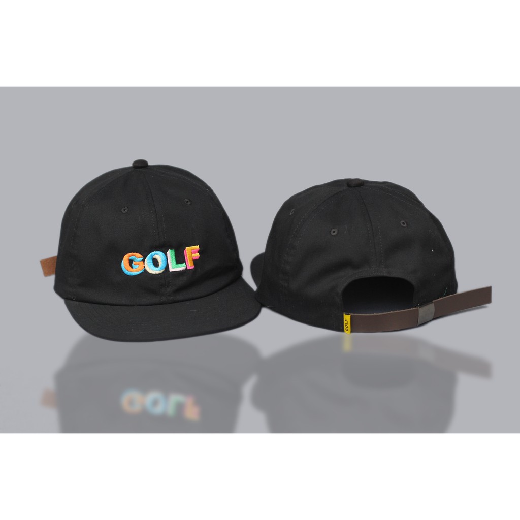 Topi Golfwang 3D Logo Font Strapback Snapback Cap