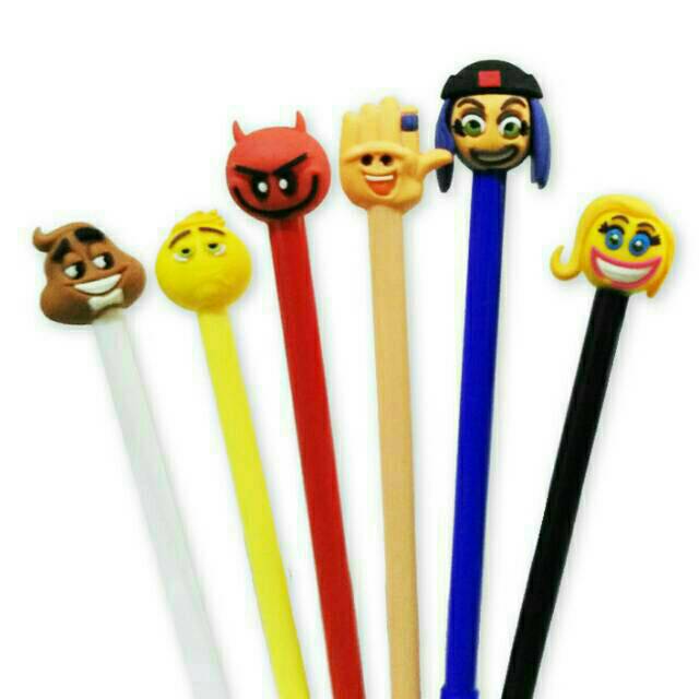 

Pulpen gel Emoji/emoticon lucu