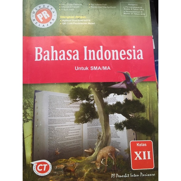 [Preloved] Lks Bahasa Indonesia Kelas 12 Intan Pariwara