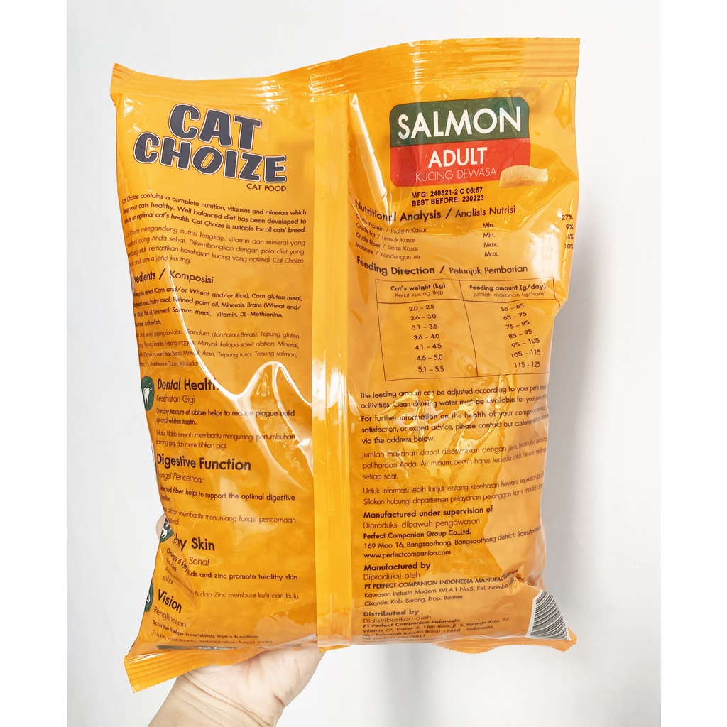 Cat Choize Adult Dryfood 800 gr - Promo Makanan Kucing Kering Cat Food Dryfood