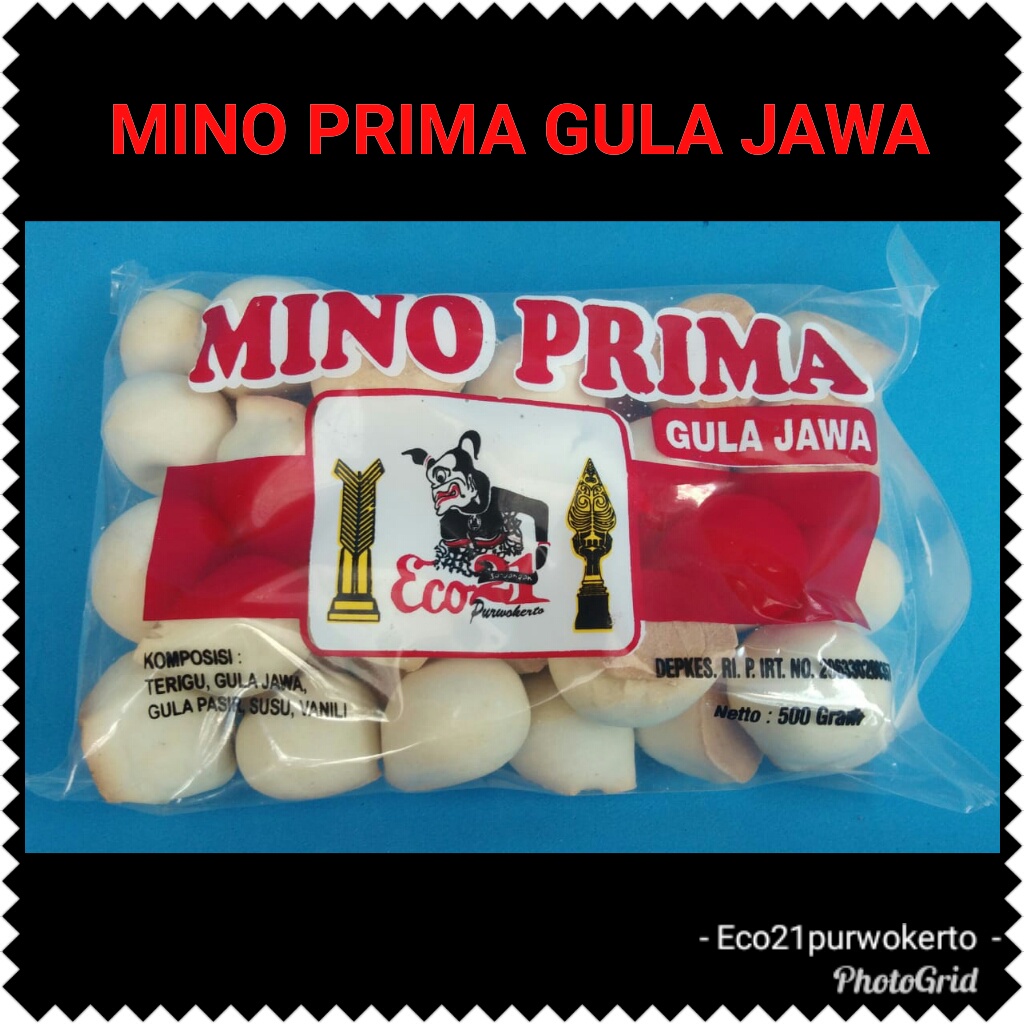 

Mino Prima Eco21 Purwokerto Aneka Rasa Gula Jawa, Cokelat, Pandan, Durian, Brambang