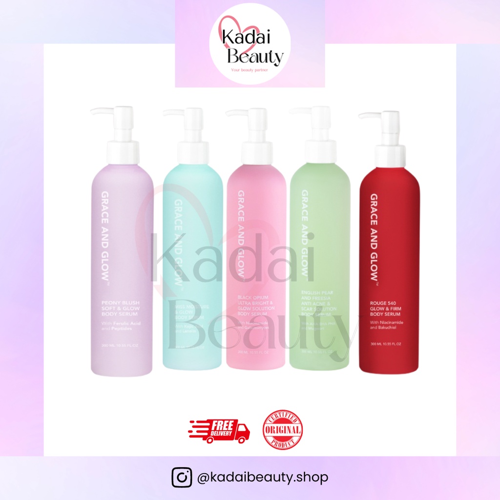 Grace and Glow Body Serum English Pear Freesia Black Opium Body Lotion / Grace & Glow Body Serum