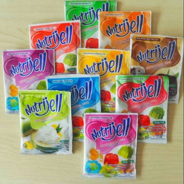 

Nutrijell aneka rasa 10gr