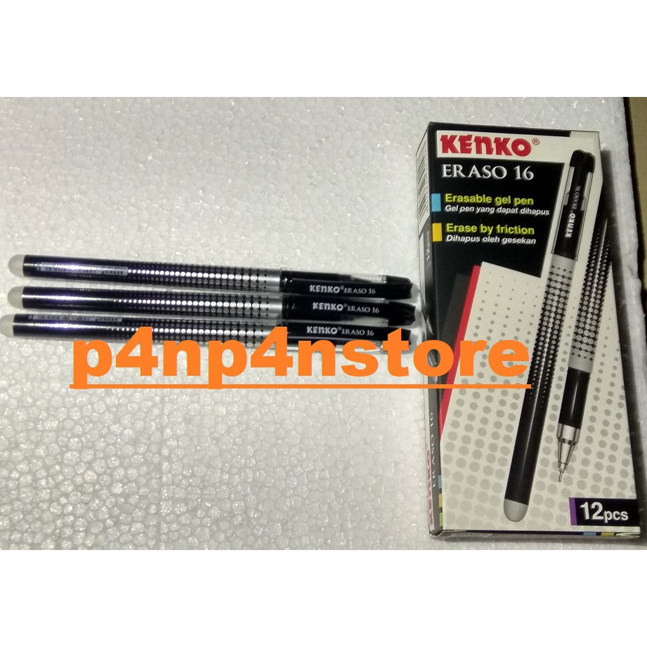 

Kenko Erasable Gel Pen Eraso 16 / Gel Pen bisa dihapus Kenko Eraso 16