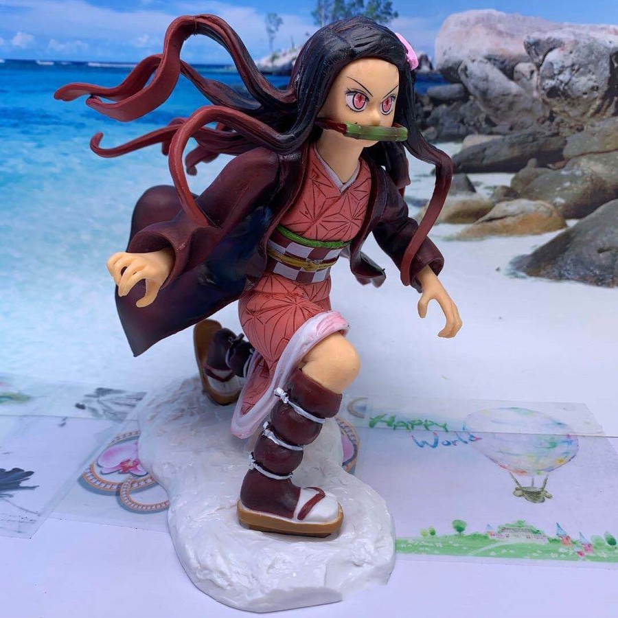 Tanjiro Nezuko Zenitsu Action Figure Kimetsu No Yaiba