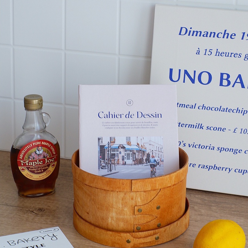 

[RDM] Musée Magnifique Series - Hardcover Aesthetic A5 Notebook Cahier de Dessin | Buku Hardcover Aesthetic A5 Cahier de Dessin Dekorasi Homecafe Korea