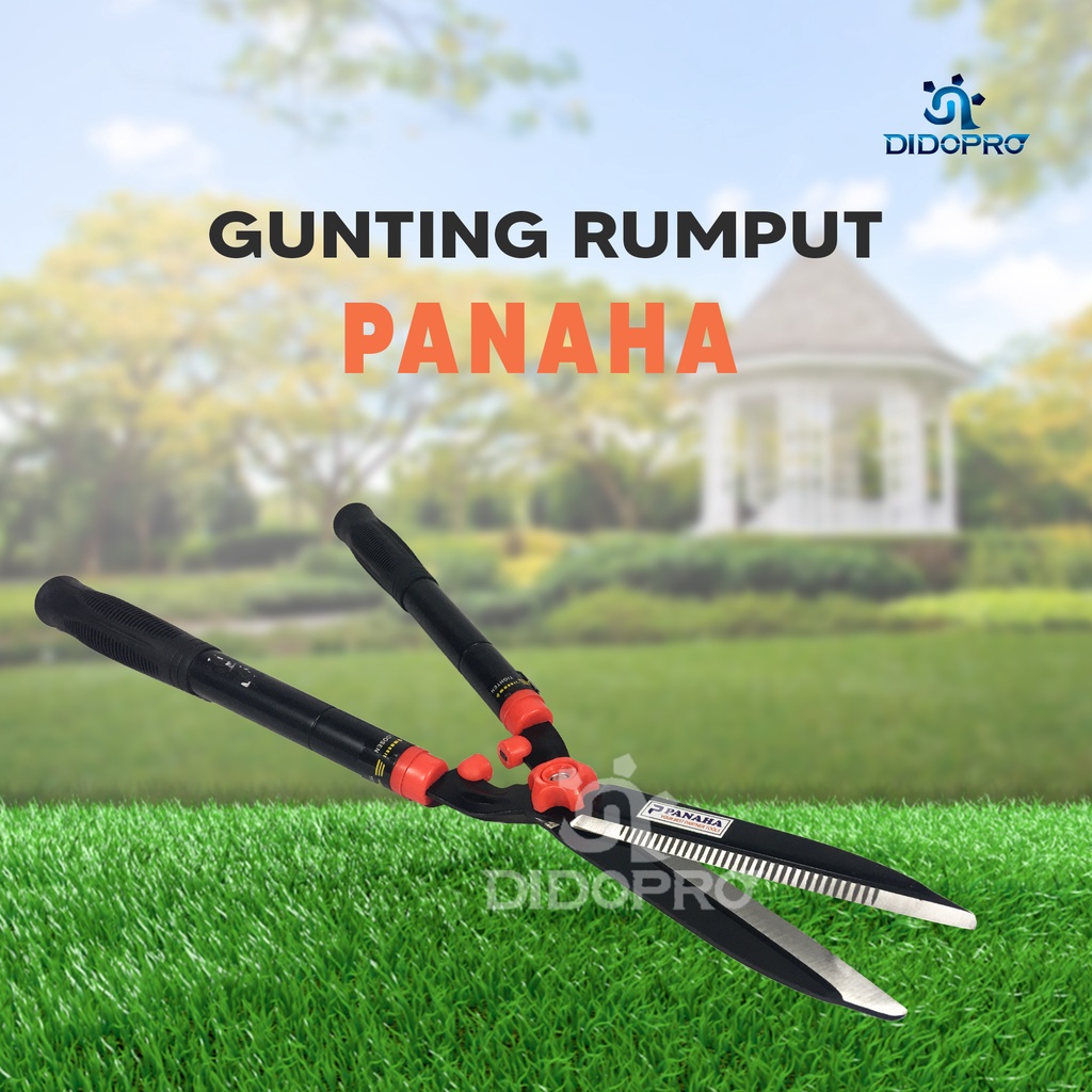 Gunting Rumput Bisa Panjang Pendek / Gunting Rumput Tarik - Gunting Pagar Teleskopik - Gunting Tanaman