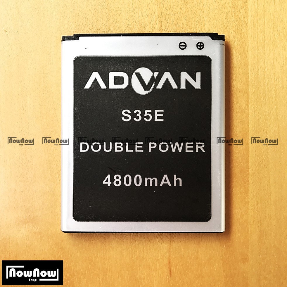 Baterai Advan Vandroid S35E Original Double Power Batre Batrai HP