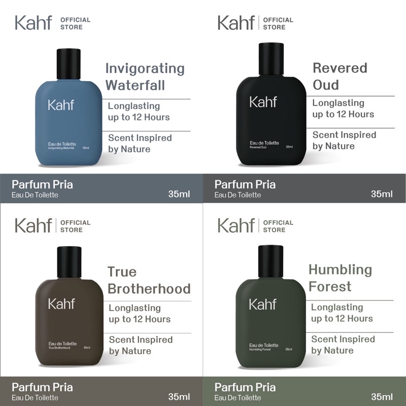 KAHF EAU DE TOILETTE 35ML - PARFUME PRIA