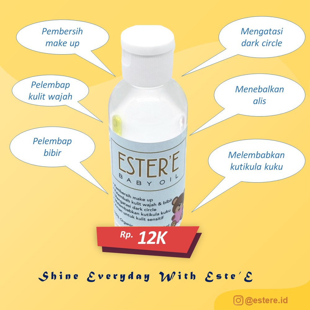 

Baby Oil By Ester'e 60ml