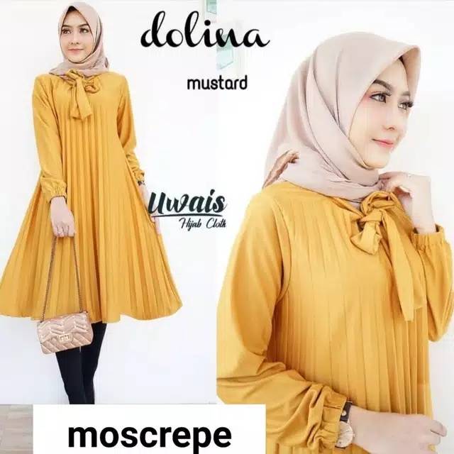 ATASAN WANITA TERKINI / BAJU GROSIR /ATASAN PLISKET TUNIK