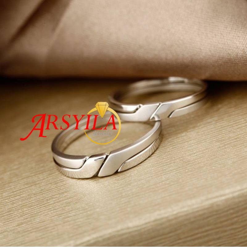 Cincin Kawin Cincin Couple Realpict By Arsyila Jewelry